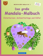 Mandala-Malbuch - Schmetterlinge und Käfer - Band 2