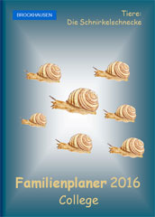 Familienplaner 2016 - Die Schnirkelschnecke
