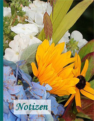 Notizbuch - Weißer Phlox
